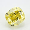 GIA 1.17 Fancy Vivid Yellow-SI1 Cushion Diamond