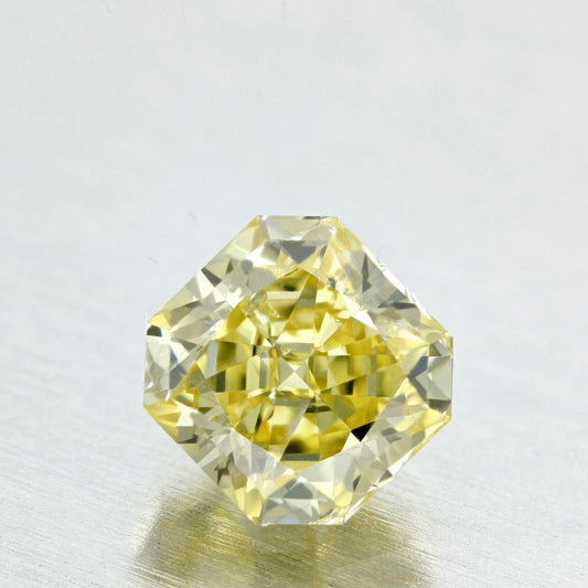 GIA 0.72 Fancy Intense Yellow-SI1 Radiant Diamond