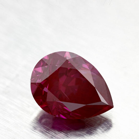 GIA 1.21 Fancy Red Purple-VS1 Pear Diamond
