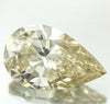 GIA 10.13 Fancy Light Yellow Brown-SI1 Pear Diamond