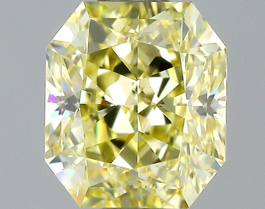 GIA 0.71 Fancy Yellow-VS1 Radiant Diamond