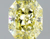 GIA 0.71 Fancy Yellow-VS1 Radiant Diamond