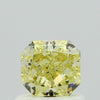 GIA 0.7 Fancy Yellow-SI2 Radiant Diamond