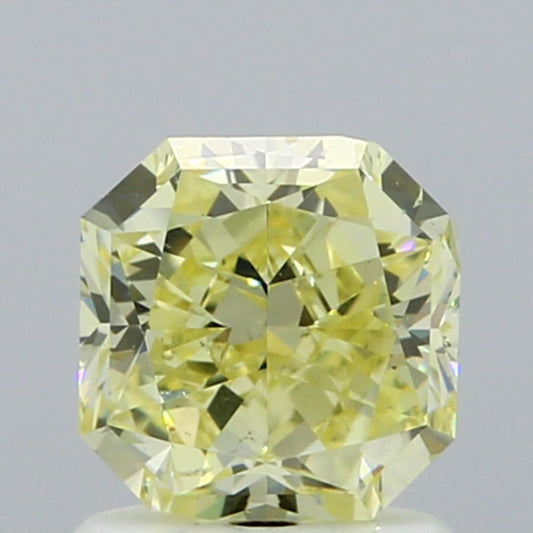 GIA 1.28 Fancy Yellow-SI1 Radiant Diamond