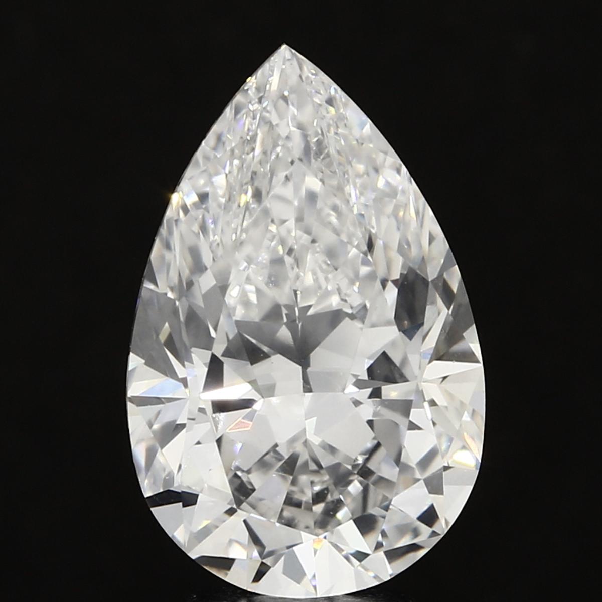 GIA 4.06 G-VVS1 Pear Diamond