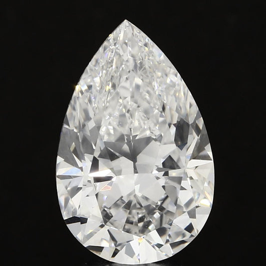 GIA 4.06 G-VVS1 Pear Diamond
