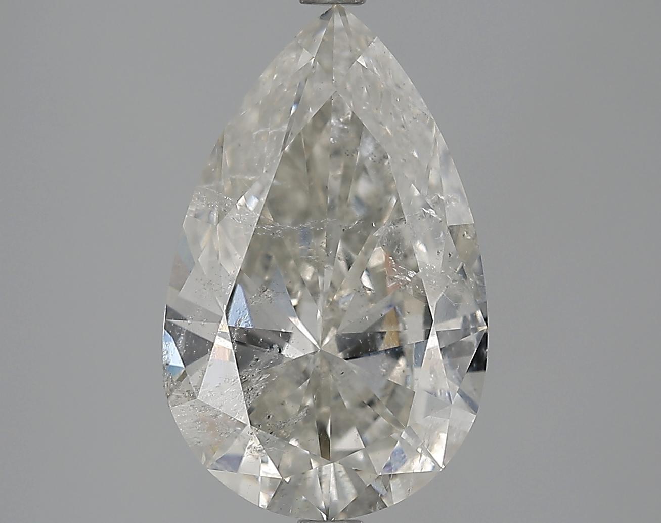 EGL 4.18 G-SI2 Pear Diamond