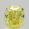 GIA 1.5 Fancy Intense Yellow-SI2 Cushion Diamond