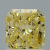 GIA 1.02 Fancy Intense Yellow-I1 Radiant Diamond