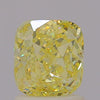 GIA 1.52 Fancy Yellow-SI1 Cushion Diamond
