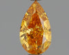 GIA 0.54 Fancy Intense Yellow Orange-SI1 Pear Diamond