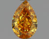 GIA 0.45 Fancy Deep Orange Yellow-SI1 Pear Diamond