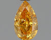 GIA 0.5 Fancy Vivid Orange Yellow-I1 Pear Diamond