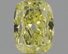 GIA 1.02 Fancy Light Yellow-SI1 Cushion Diamond