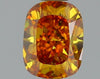 GIA 0.7 Fancy Deep Brownish Yellowish Orange-SI2 Cushion Diamond