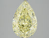 GIA 5.09 Fancy Light Yellow-SI2 Pear Diamond