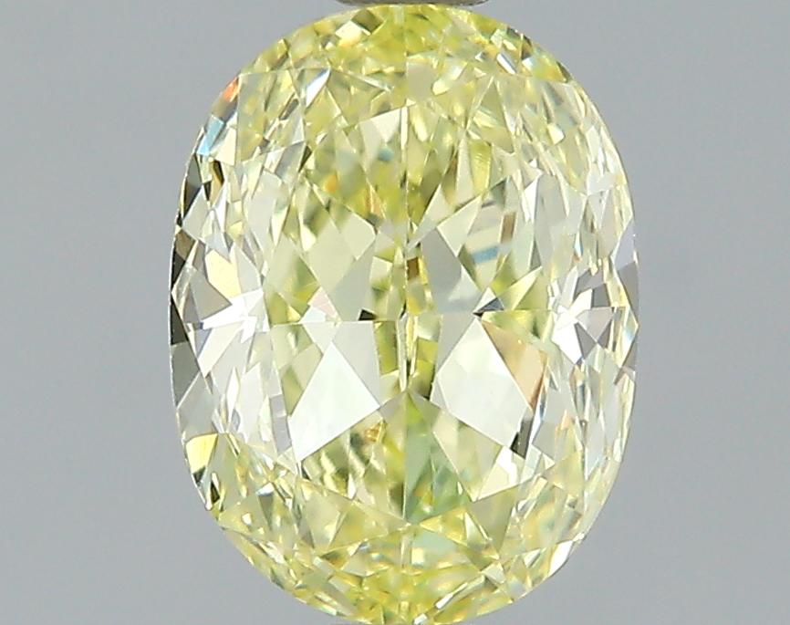 GIA 1.01 Fancy Yellow-VVS2 Oval Diamond