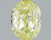 GIA 1.01 Fancy Yellow-VVS2 Oval Diamond