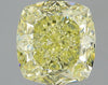 GIA 4.02 Fancy Yellow-VS1 Cushion Diamond