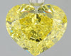GIA 3 Fancy Vivid Yellow-VS2 Heart Diamond