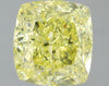 GIA 2.08 Fancy Yellow-VVS2 Cushion Diamond