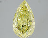 GIA 2.07 Fancy Intense Yellow-VS2 Pear Diamond