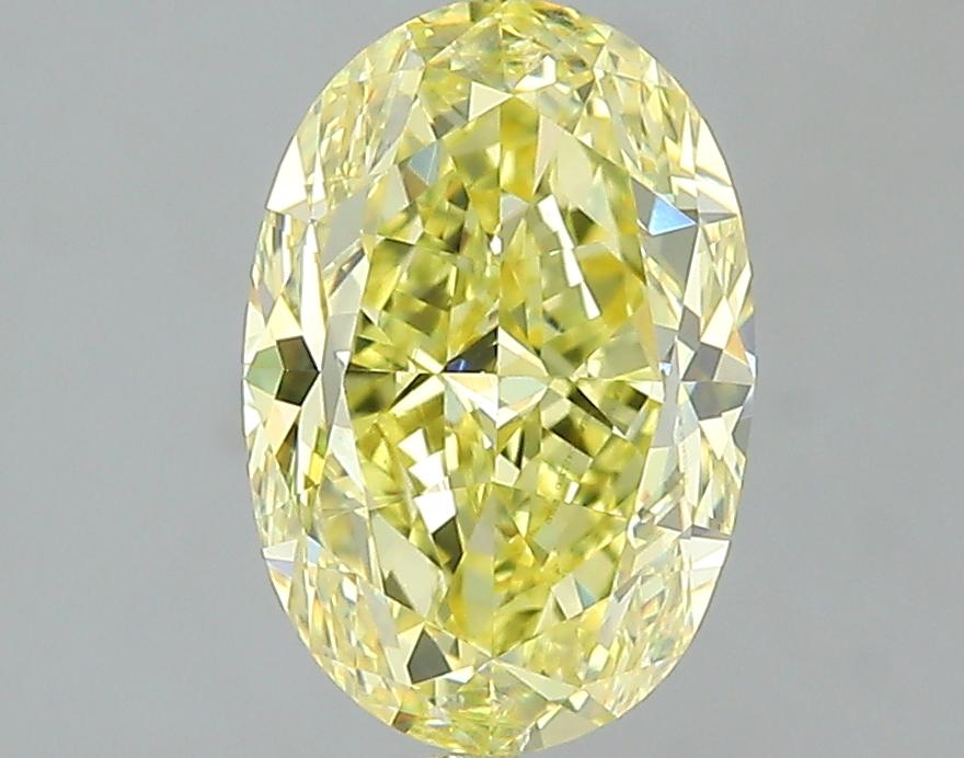 GIA 2.29 Fancy Yellow-VS1 Oval Diamond