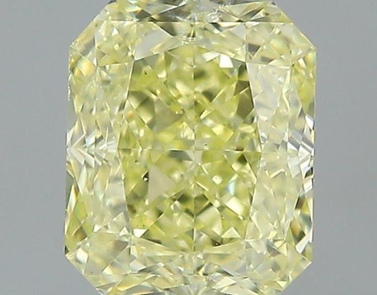 GIA 1 Fancy Yellow-VS2 Radiant Diamond