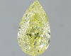 GIA 1.01 Fancy Yellow-SI2 Pear Diamond