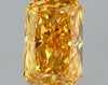 GIA 0.33 Fancy Vivid Orange Yellow-VVS2 Radiant Diamond