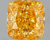 GIA 1.01 Fancy Vivid Orange Yellow-VS1 Cushion Diamond