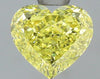 GIA 0.7 Fancy Intense Yellow-VS2 Heart Diamond