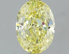 GIA 1.2 Fancy Intense Yellow-VVS2 Oval Diamond