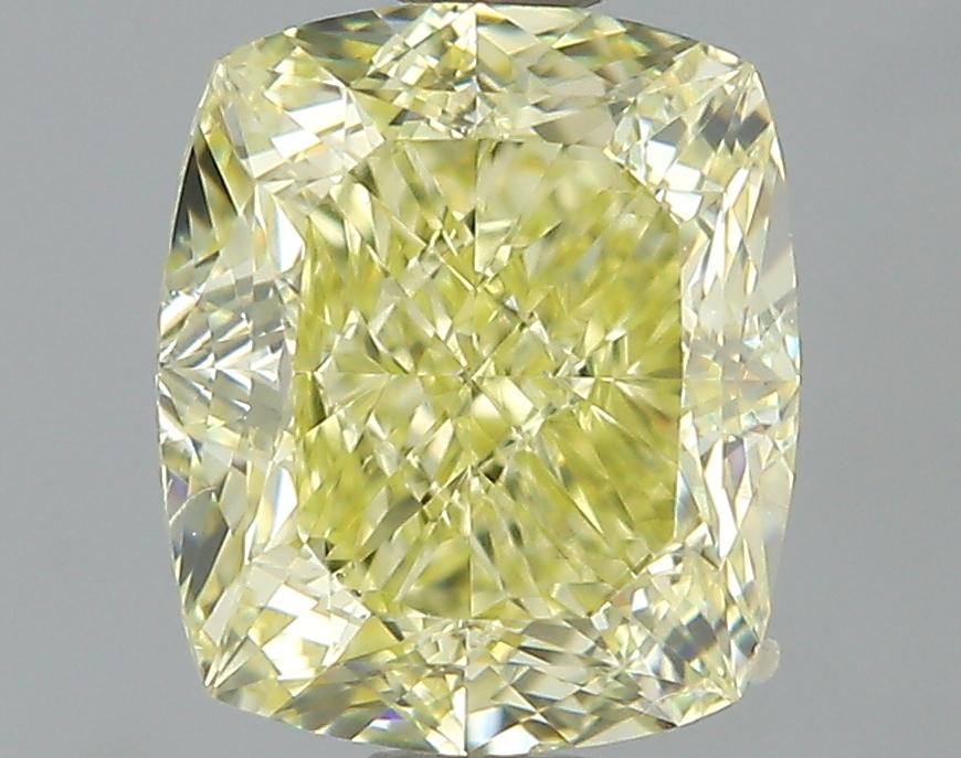 GIA 1.2 Fancy Yellow-SI1 Cushion Diamond