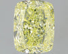 GIA 2.18 Fancy Yellow-VS1 Cushion Diamond