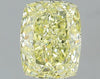 GIA 1.32 Fancy Light Yellow-VVS1 Cushion Diamond
