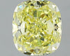 GIA 1.25 Fancy Intense Yellow-SI1 Cushion Diamond