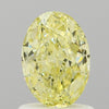 GIA 1.03 Fancy Yellow-SI2 Oval Diamond