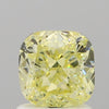 GIA 1.26 Fancy Light Yellow-VS2 Cushion Diamond
