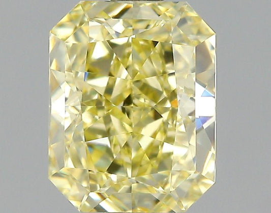 GIA 1.09 Fancy Yellow-VVS2 Radiant Diamond