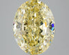 GIA 5.24 Fancy Brownish Yellow-SI1 Oval Diamond