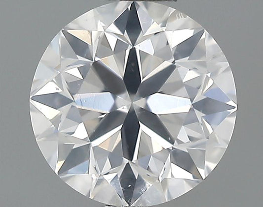 GIA 0.53 F-SI2 Round Diamond