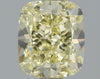 GIA 0.81 Fancy Light Yellow-VVS1 Cushion Diamond