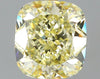 GIA 1.26 Fancy Light Yellow-VVS2 Cushion Diamond