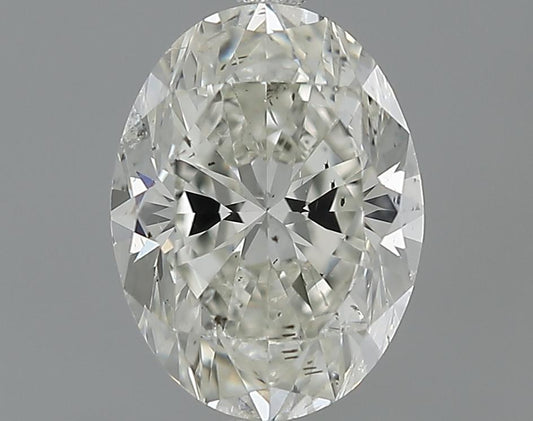 GIA 1 J-SI2 Oval Diamond