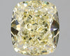 GIA 3.14 Fancy Light Yellow-VS1 Cushion Diamond