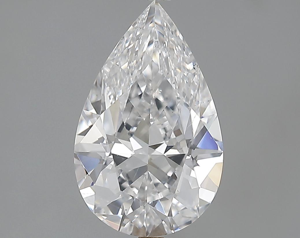 GIA 2.01 D-SI1 Pear Diamond