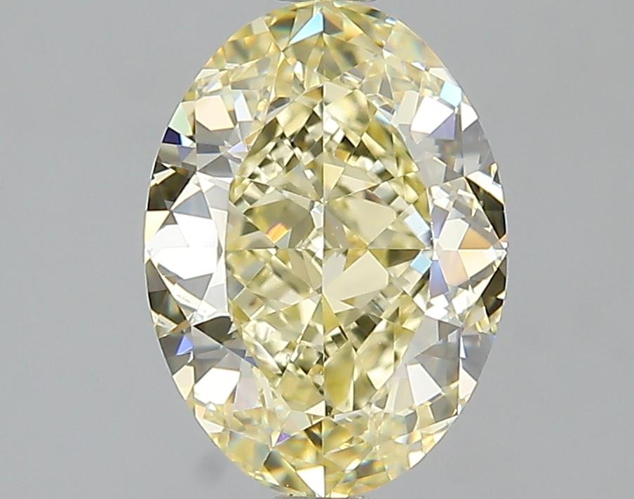 GIA 2.34 Fancy Yellow-VVS1 Oval Diamond