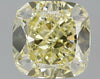 GIA 2.32 Fancy Light Yellow-VS1 Cushion Diamond