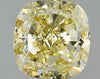 GIA 1.29 Fancy Brownish Yellow-SI1 Cushion Diamond